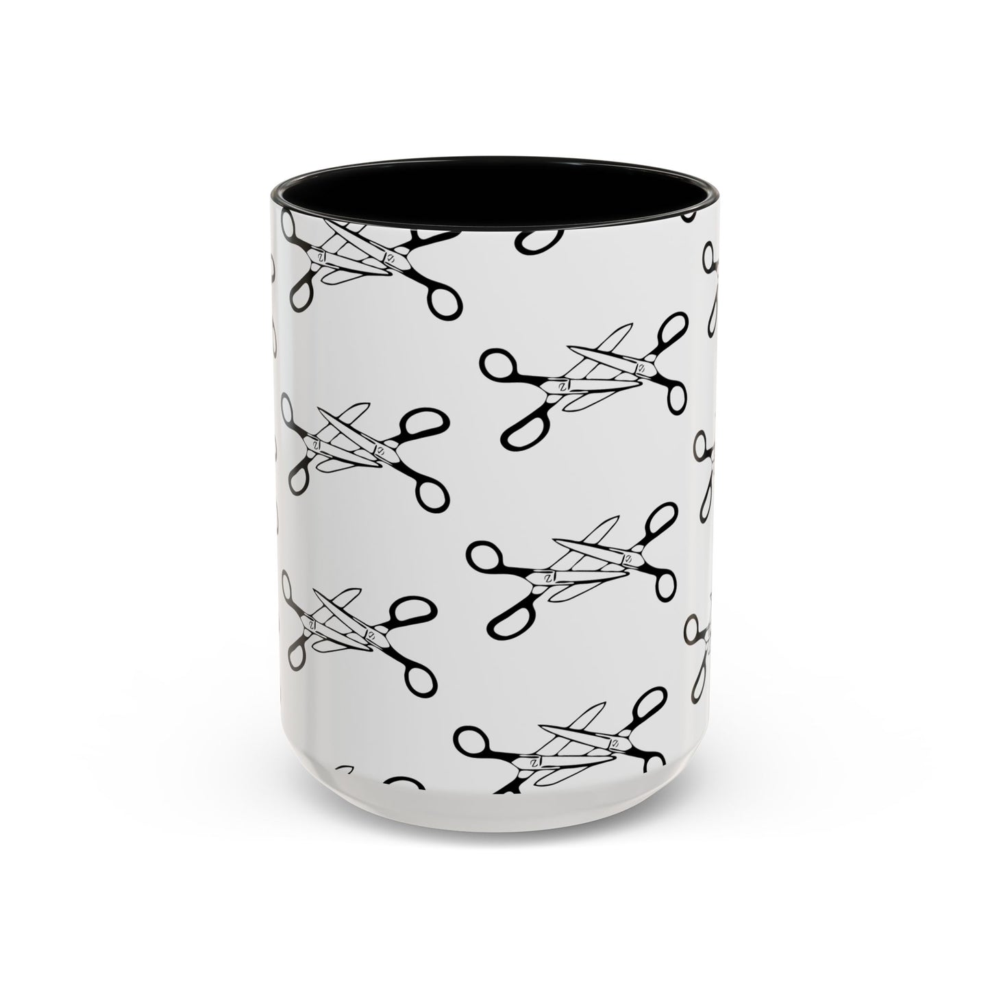 Scissors Ceramic Coffee Mug, LGBTQIA Lesbian Queer Ceramic Mugs, Kitchen Drinkware Funny Pride Tea Cups