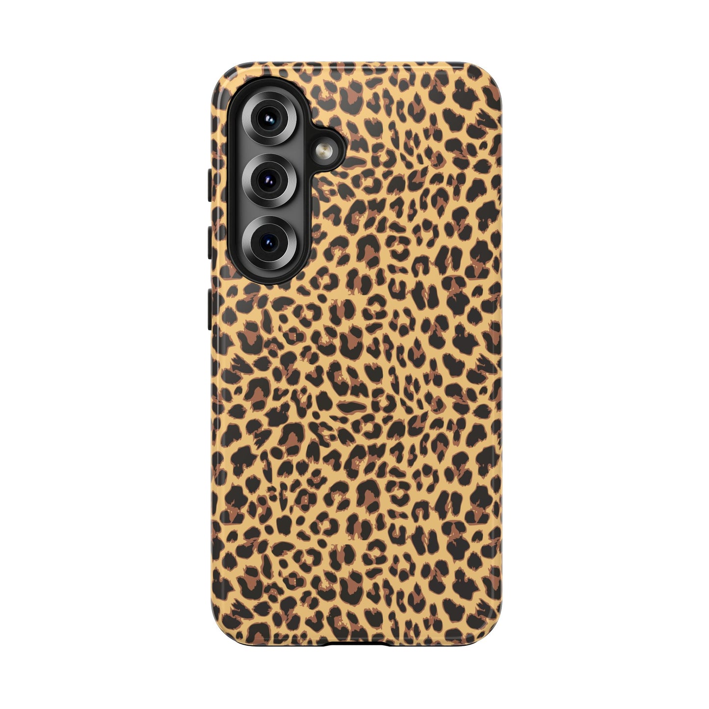 Leopard Print Cell Phone Case, Tough Phone Cases, Safari Cheetah Animal Print Pattern