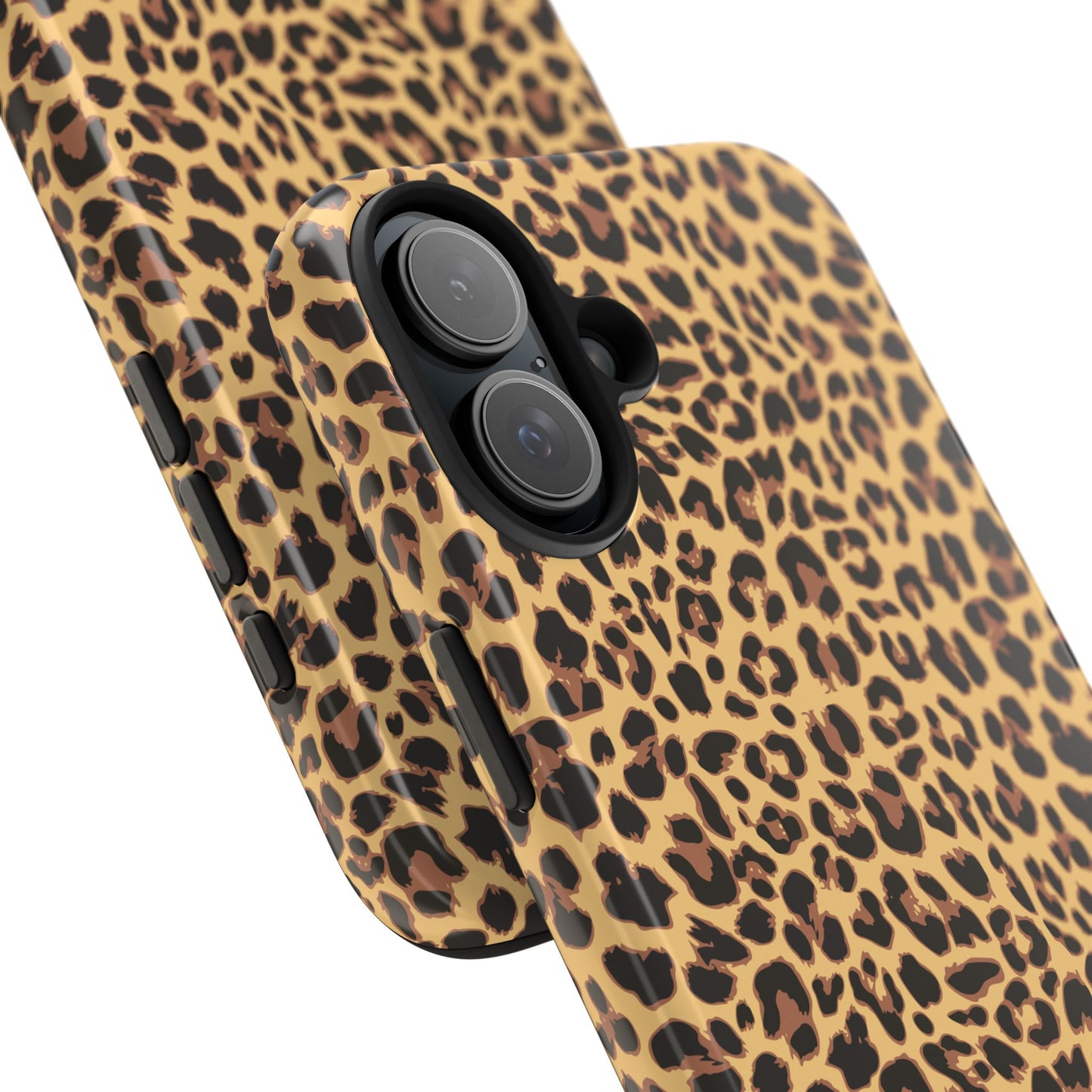 Leopard Print Cell Phone Case, Tough Phone Cases, Safari Cheetah Animal Print Pattern
