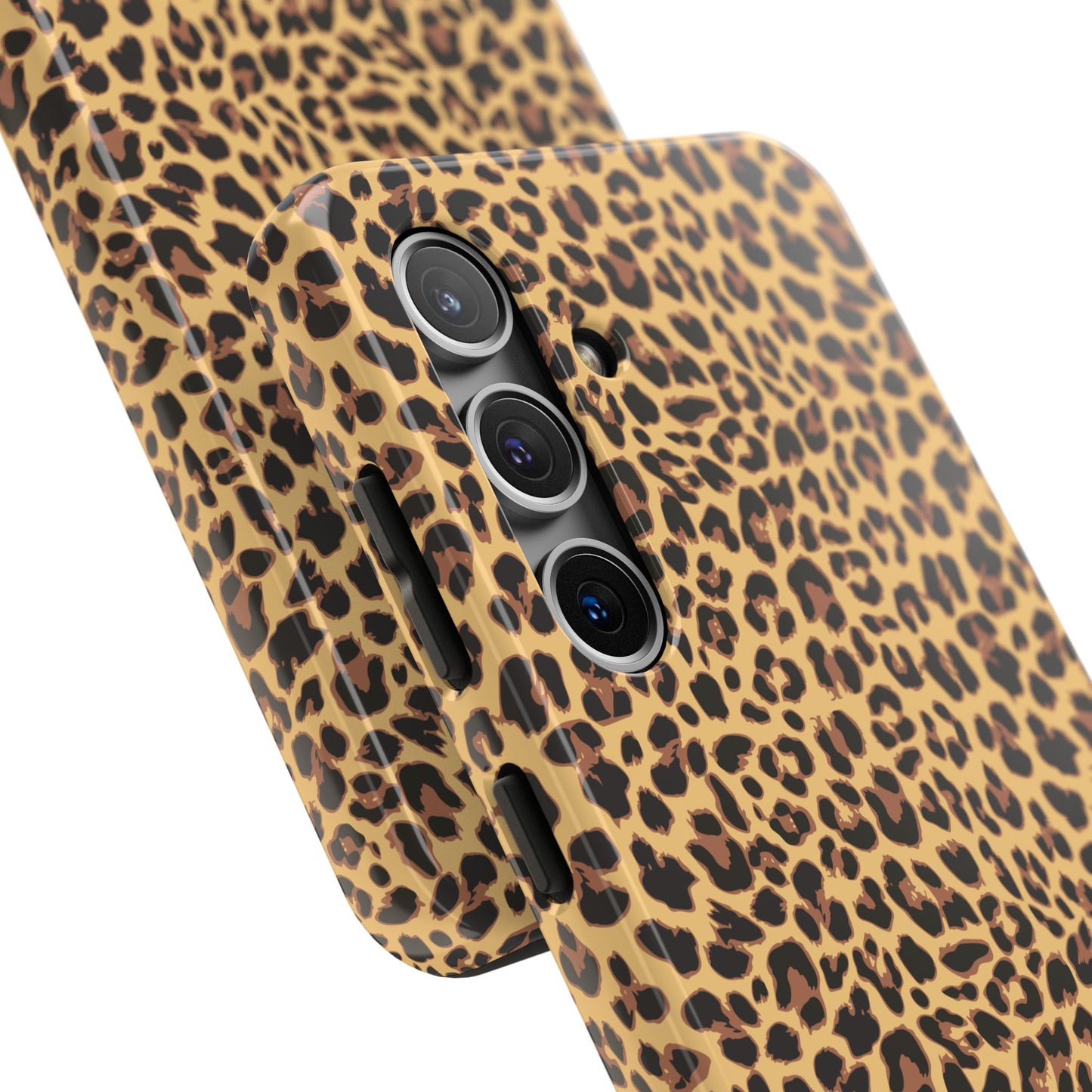 Leopard Print Cell Phone Case, Tough Phone Cases, Safari Cheetah Animal Print Pattern