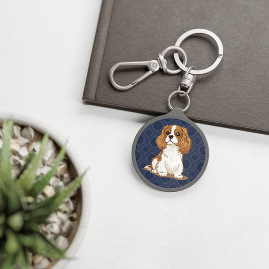 Cavalier King Charles Spaniel Dogs Keyring Tag, Dog Breed Keychain, Cavaliers Pets Key Chain Clip Ring, Pet Owner Gifts