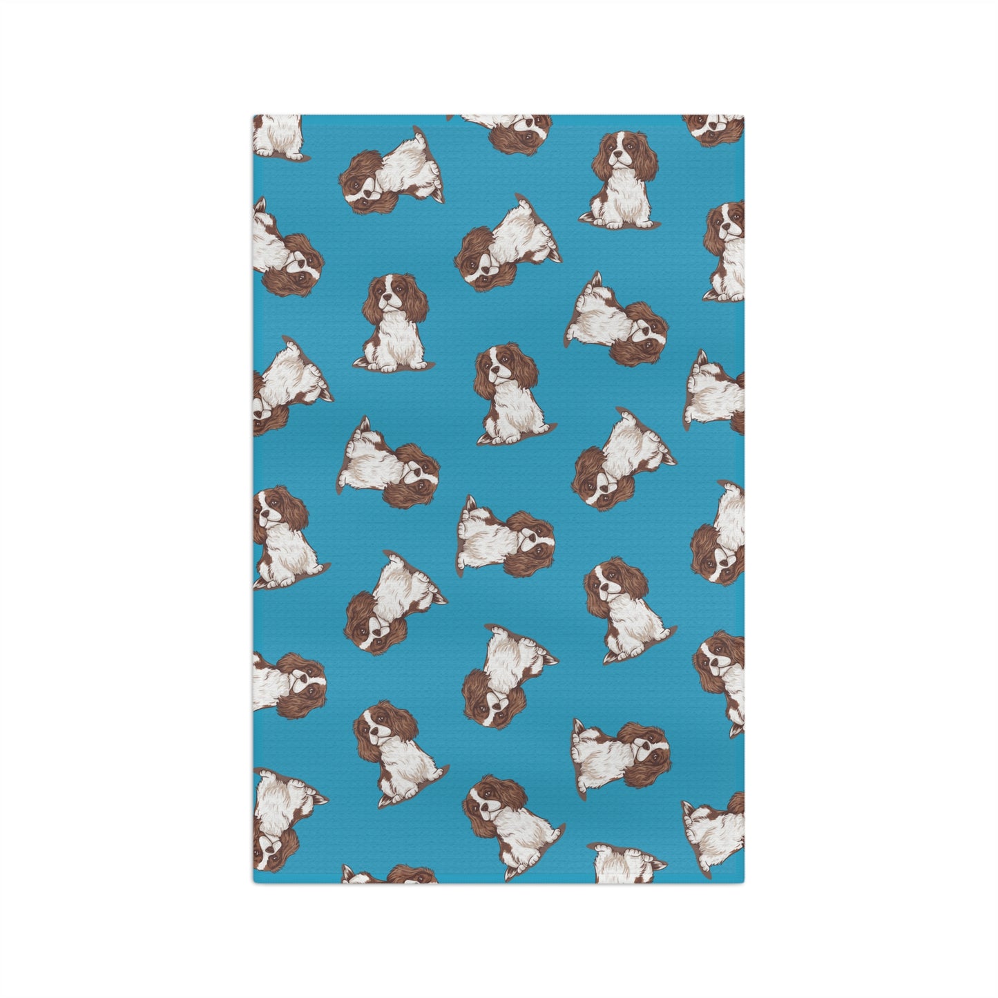 Blenheim Cavalier King Charles Spaniel Dog Microfiber Tea Towel Kitchen Red Hand Towels Pet Dogs Cavaliers Puppy Print Home Decor Gifts