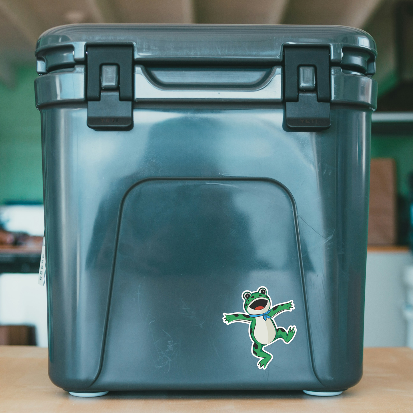 4" Inflatable Frog Costume Sticker - Funny Political Activist Protest Frogs Stickers, Waterproof Vinyl Decal