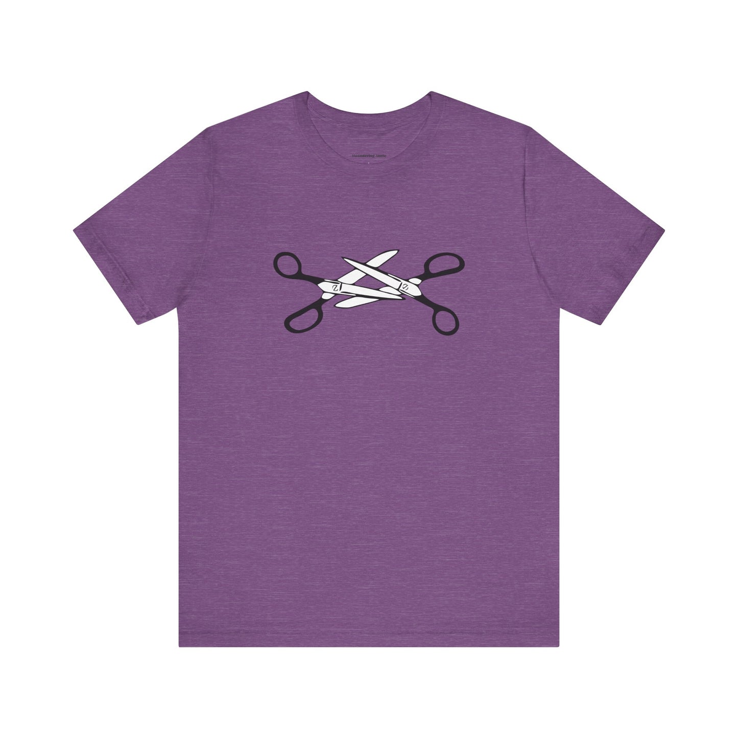 Scissors Tee, Short Sleeve T-Shirt, Lesbian Queer LGBTQIA Gay Pride Shirts, Funny Scissor Design Cotton Tees