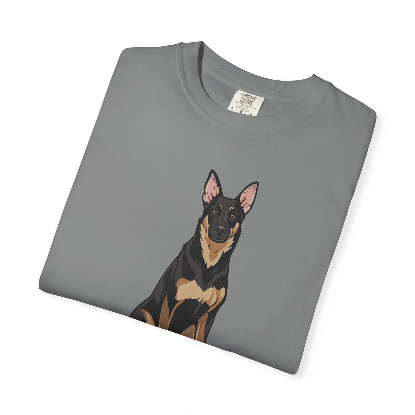 Buddy German Shepherd Dog Unisex T-shirt, Animal Lover Tee, Pet Owner Apparel, Graphic Print Shirt, Puppy Dogs Short Sleeve Top