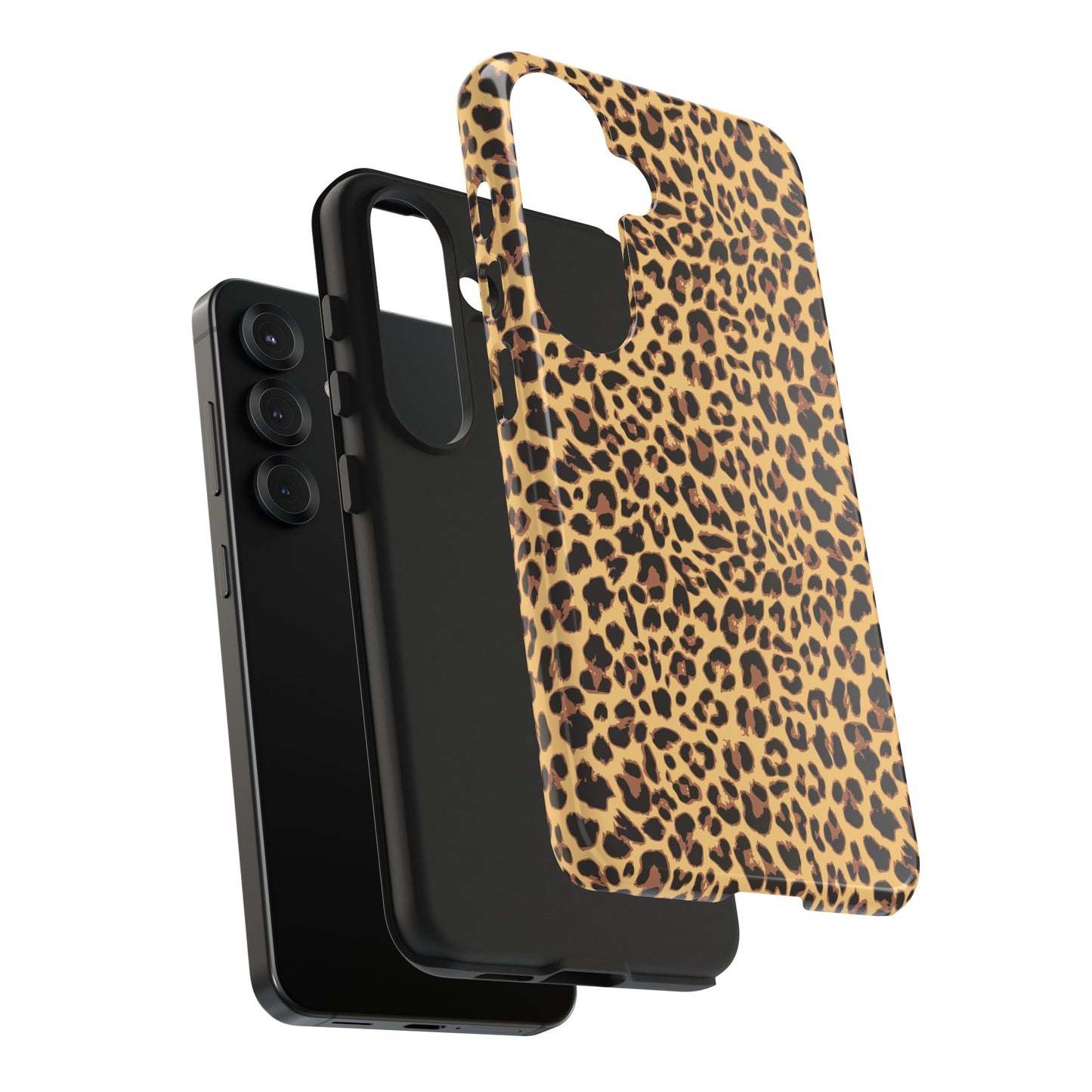 Leopard Print Cell Phone Case, Tough Phone Cases, Safari Cheetah Animal Print Pattern