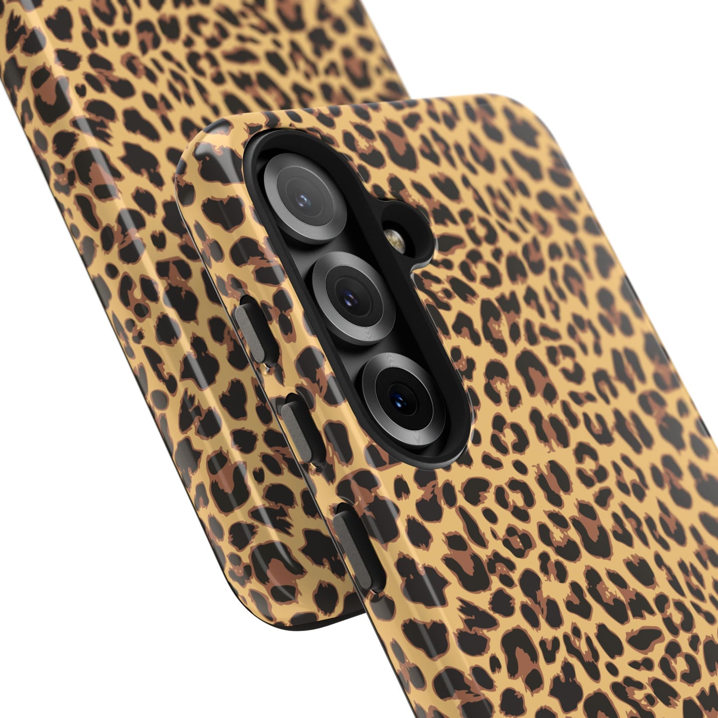 Leopard Print Cell Phone Case, Tough Phone Cases, Safari Cheetah Animal Print Pattern
