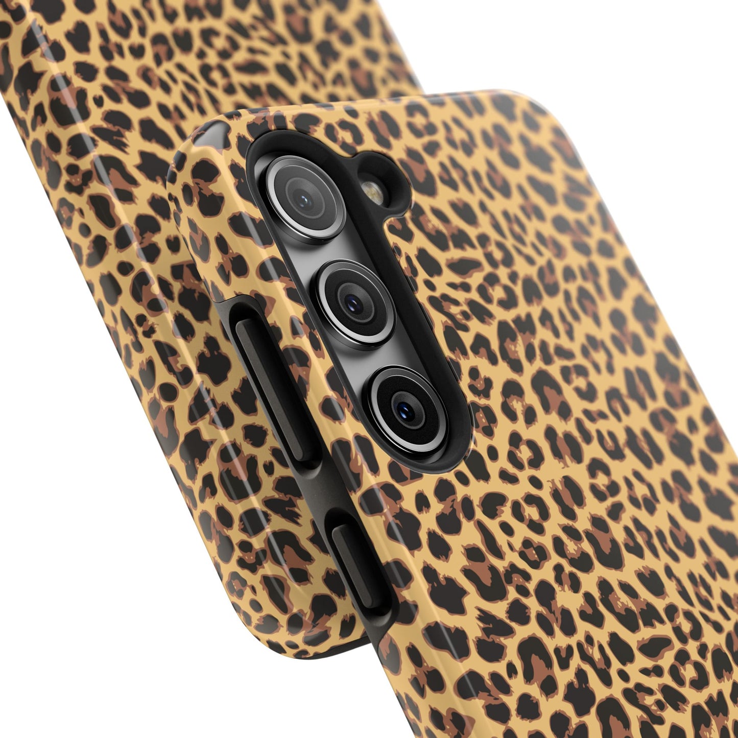 Leopard Print Cell Phone Case, Tough Phone Cases, Safari Cheetah Animal Print Pattern