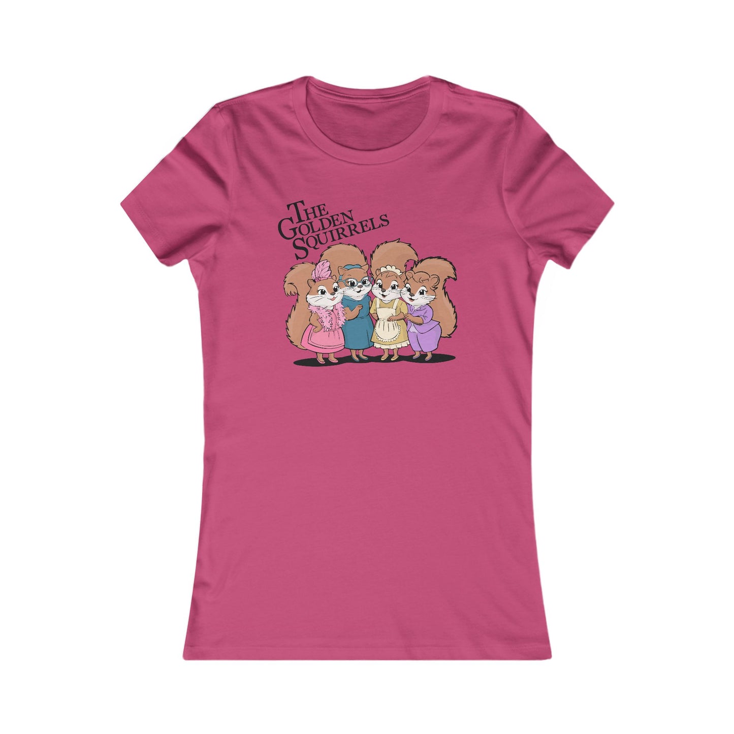 The Golden Squirrels T-shirt Women's Favorite Tee - Golden Girls Squirrel Ladies Top