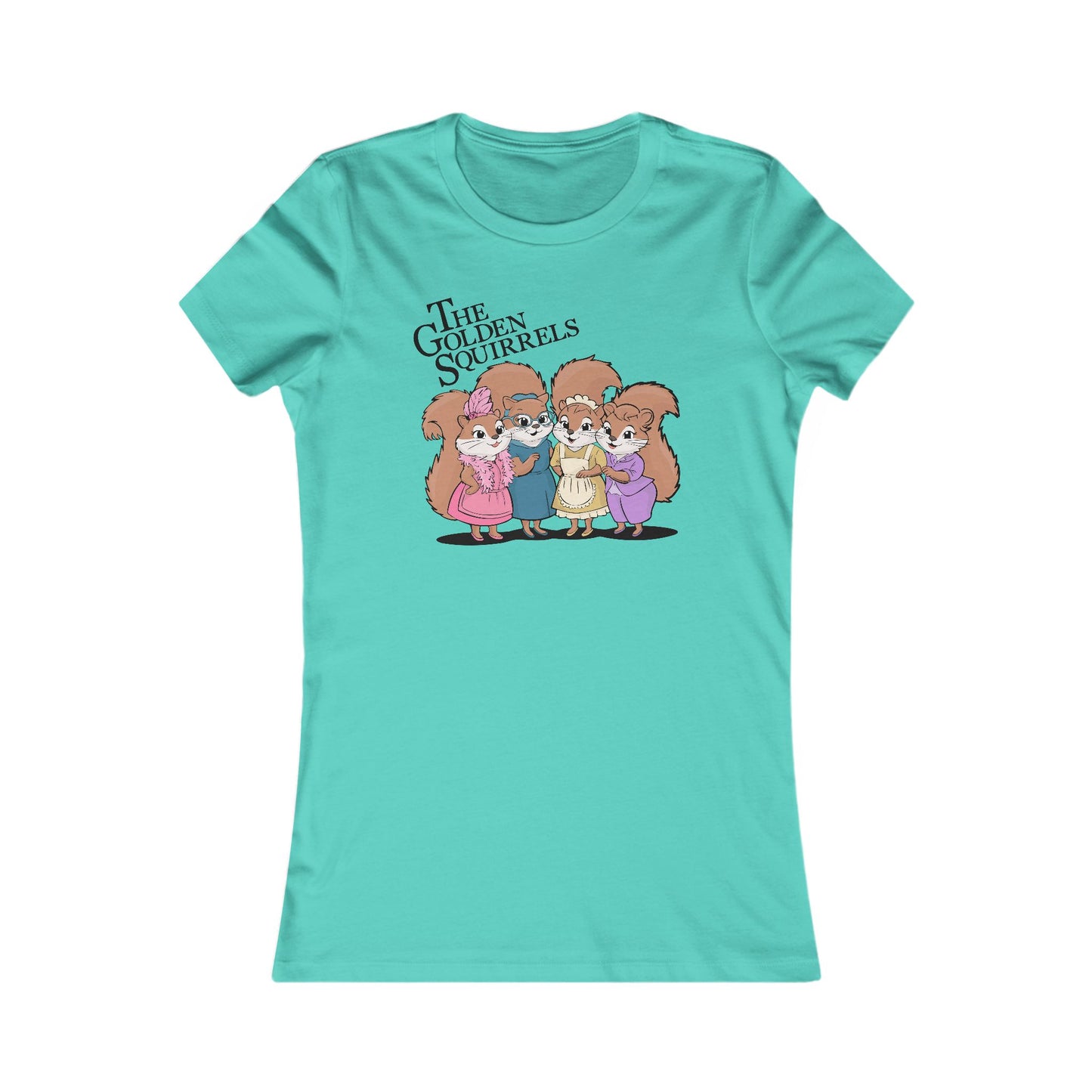 The Golden Squirrels T-shirt Women's Favorite Tee - Golden Girls Squirrel Ladies Top