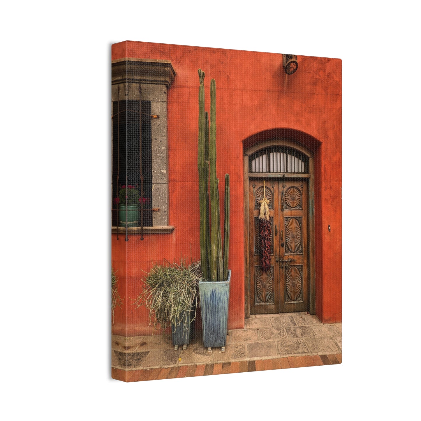 Colors of Tucson Arizona Photography Print Stretched Canvas - Southwest Wall Art Photography Home Decor Canvas Print