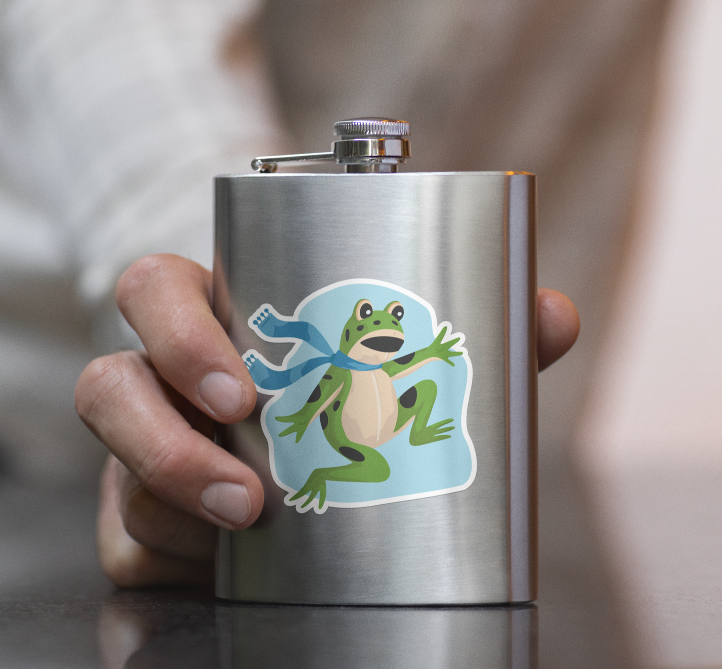 3" Inflatable Frog Costume Sticker - Funny Political Activist Protest Frogs Stickers, Waterproof Outdoor Vinyl Decals