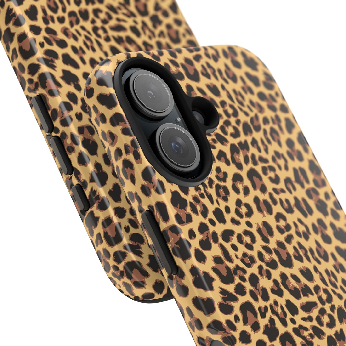 Leopard Print Cell Phone Case, Tough Phone Cases, Safari Cheetah Animal Print Pattern