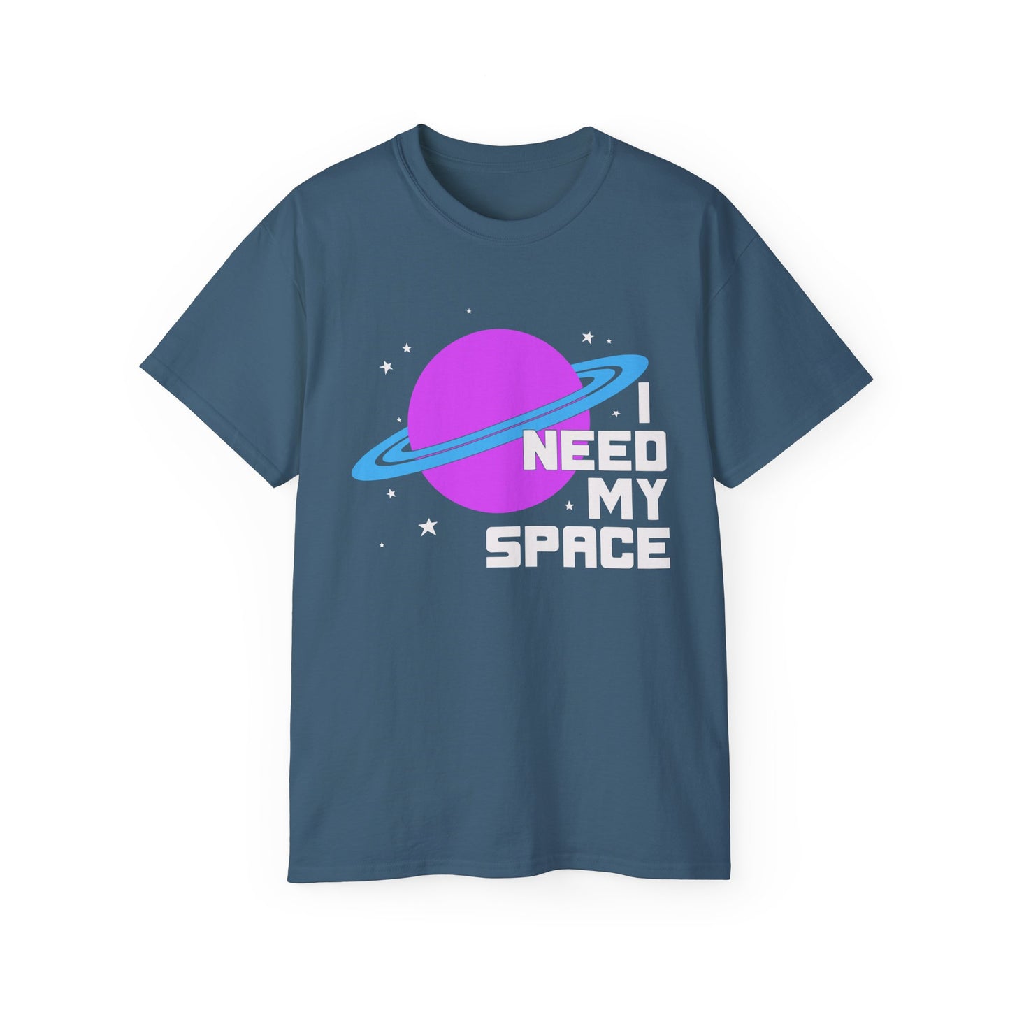 I Need My Space Funny Introvert Soft T-shirt Unisex Mens Womens Ultra Cotton Tee