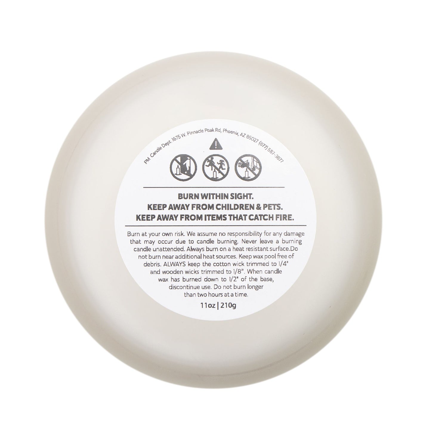 Tricolor Cavalier King Charles Spaniel Dog Frosted Glass Candle, Holiday Christmas Candles Pet Memorial Gifts