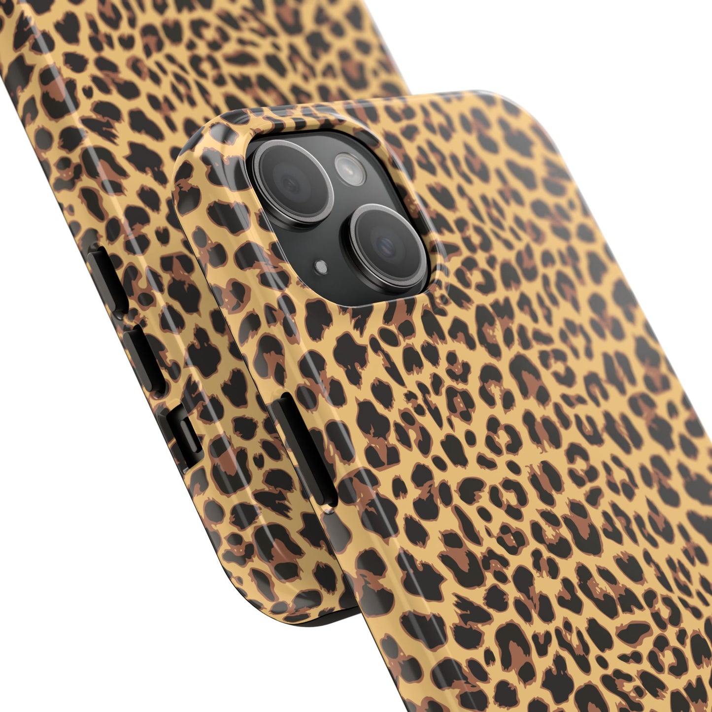 Leopard Print Cell Phone Case, Tough Phone Cases, Safari Cheetah Animal Print Pattern