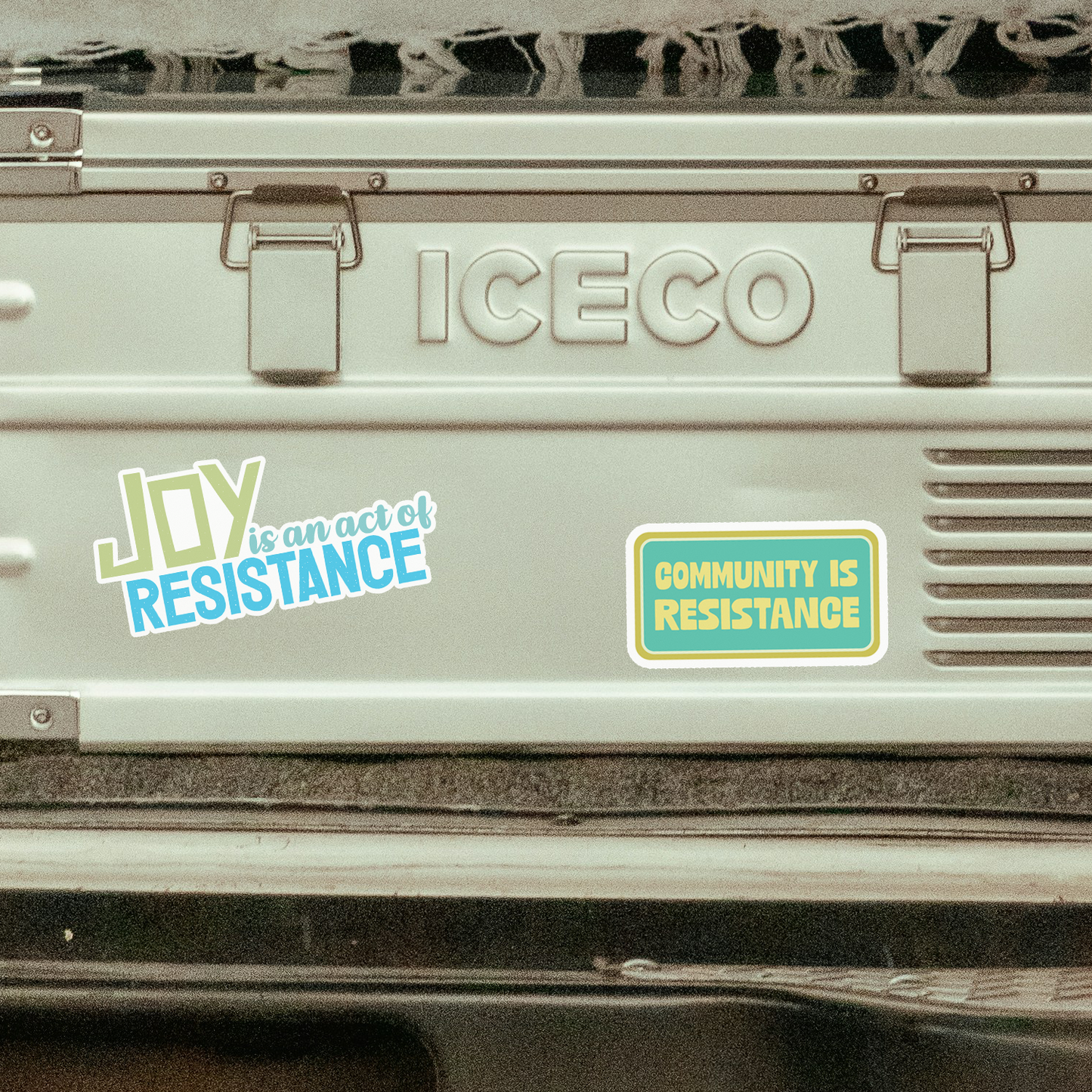 4" Joy Is An Act Of Resistance Vinyl Sticker - Equal Rights Activism Waterproof Outdoor Decal Stickers