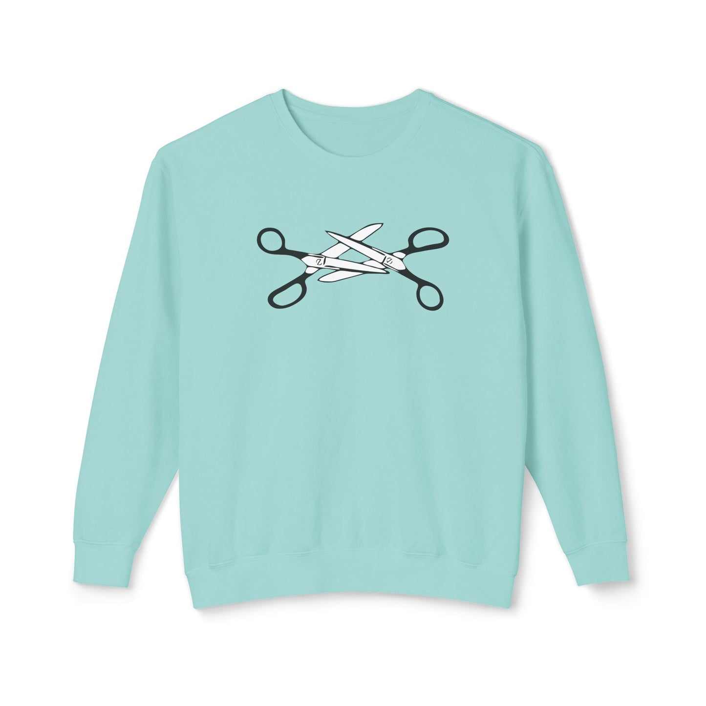 Scissors Sweatshirt - Scissor Long Sleeve Pullover Sweatshirt, Lesbian Gay Queer LGBTQIA+ Pride Sweatshirts