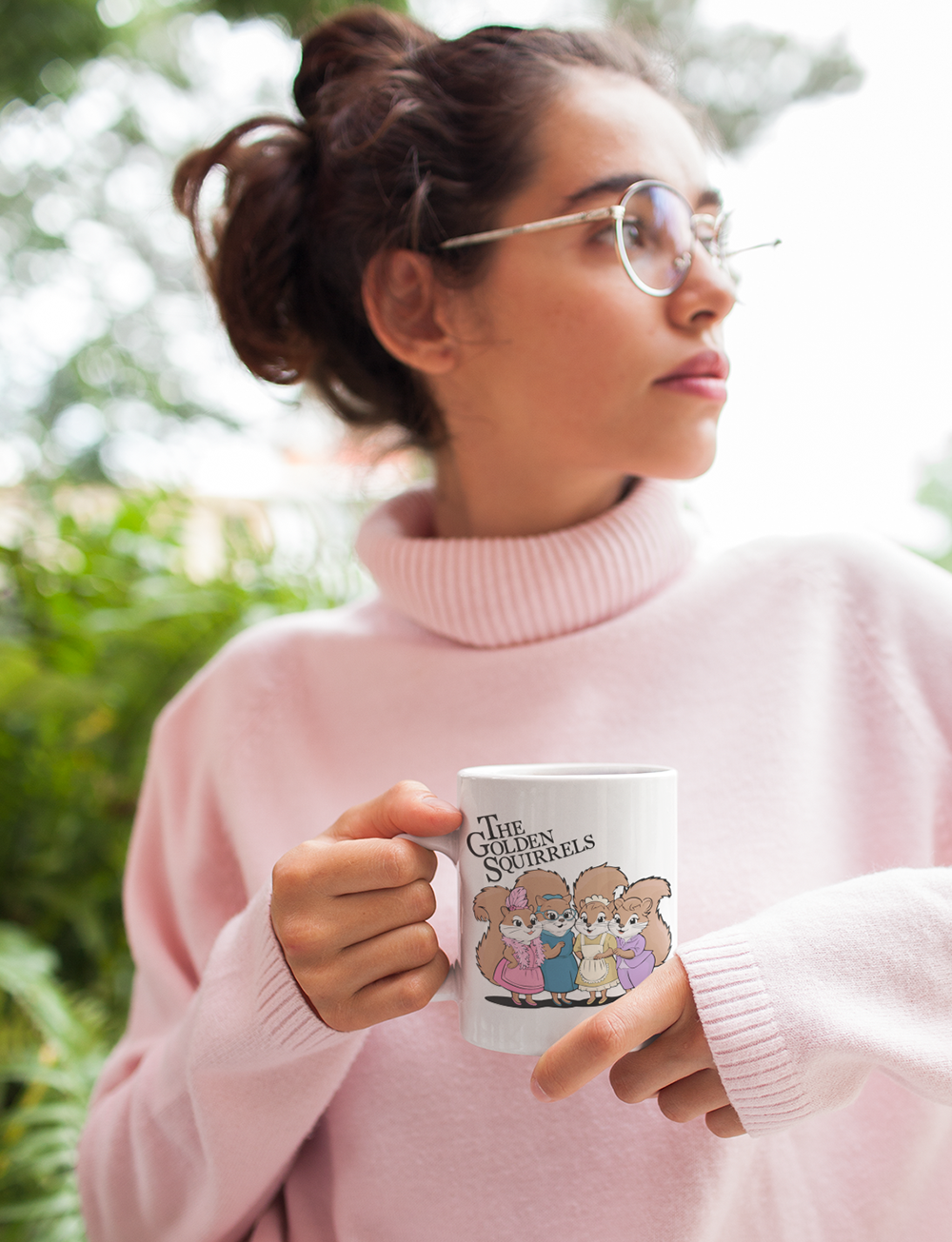 The Golden Squirrels Ceramic Coffee Mug 11oz,  Golden Girls Squirrel Mugs