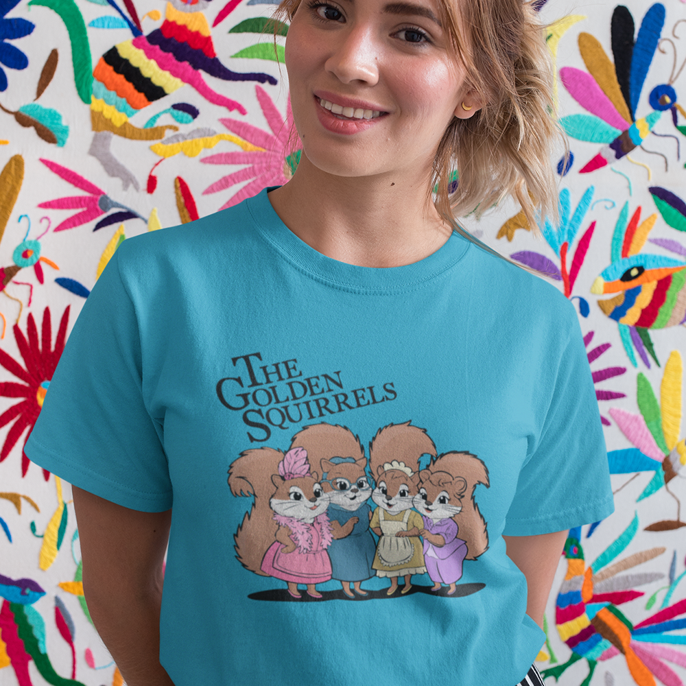 The Golden Squirrels T-shirt Unisex Heavy Cotton Tee Womens Golden Girls Funny Squirrel Shirt