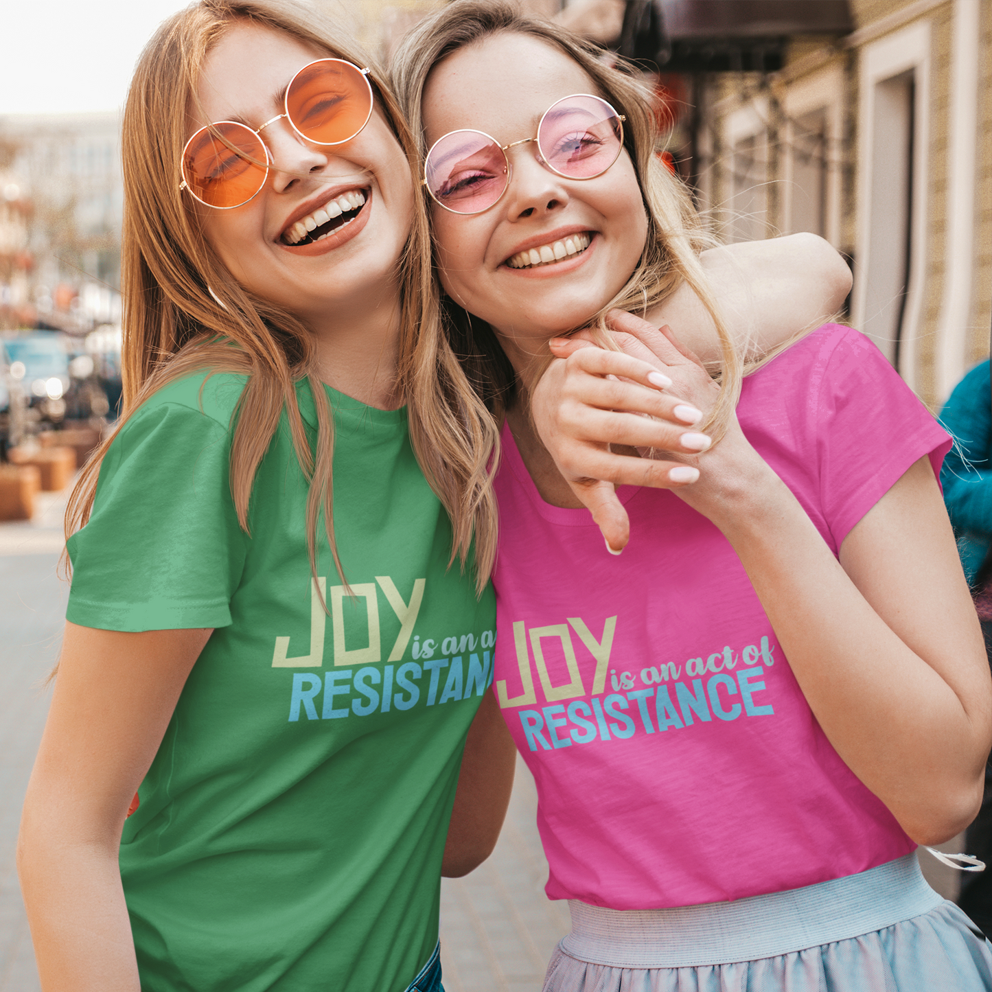 Joy is an Act of Resistance T-Shirt, Unisex Heavy Cotton Tee for Activists, Protest Apparel, Everyday Wear Men Women