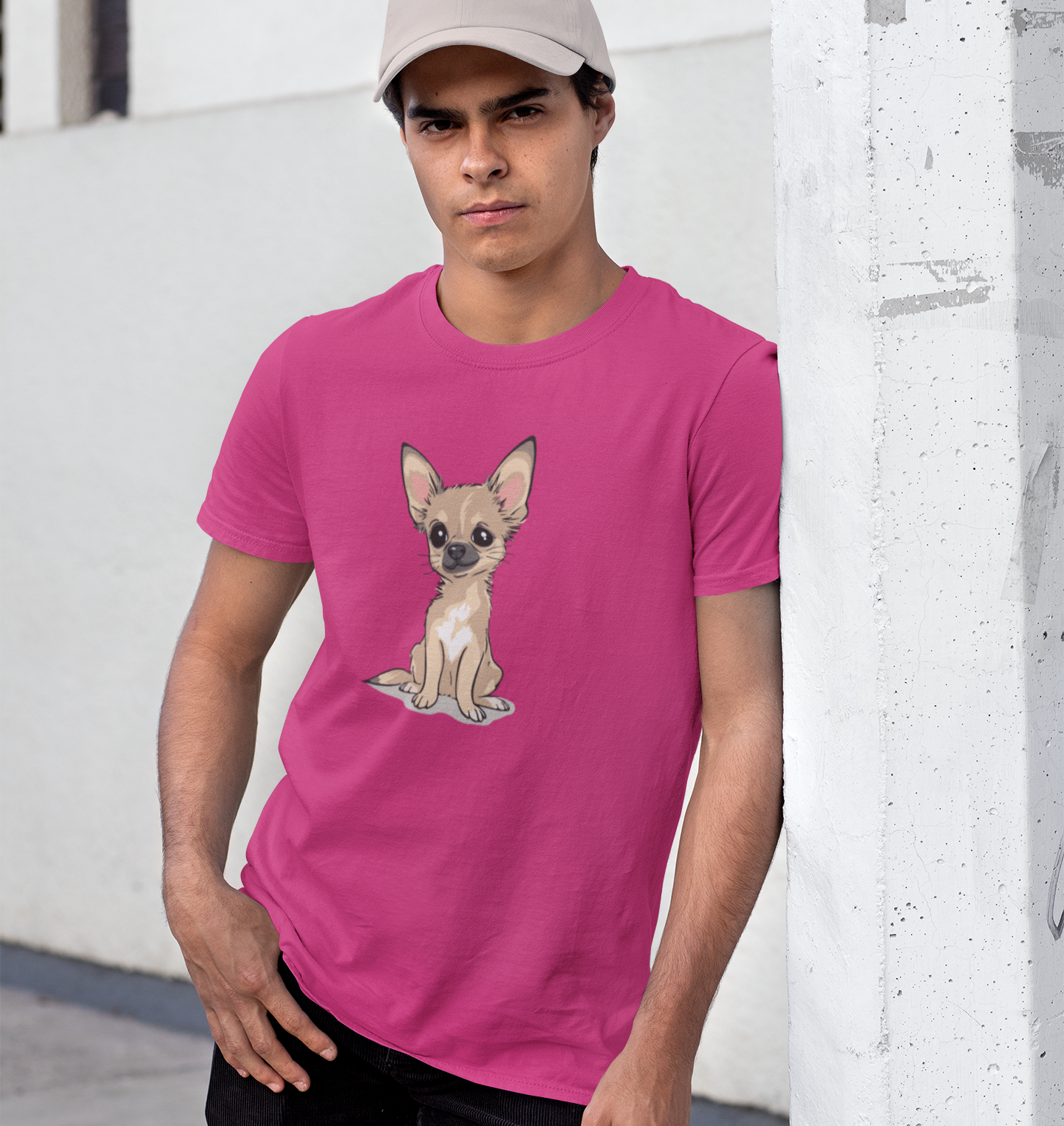 Twila Chihuahua Puppy Dog T-Shirt - Mens Womens Unisex Cotton Chihuahuas Dogs Pet Short Sleeve Tee Puppies Design Shirts
