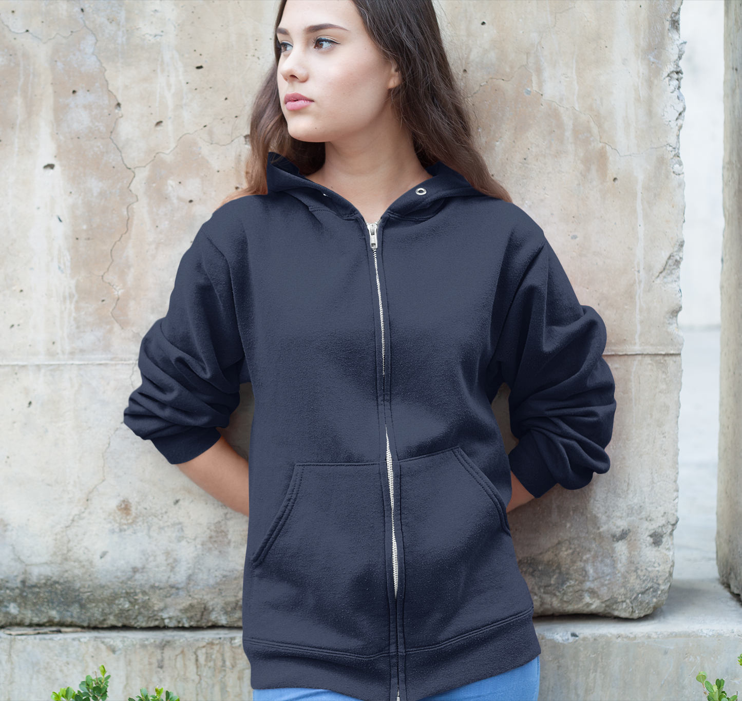 Mystic Jade Snake Zip Up Hoodie - Full Zip Hooded Sweatshirt Jacket, Boho Floral Serpent Design Zipper Hoodies Mens Womens Sweatshirts