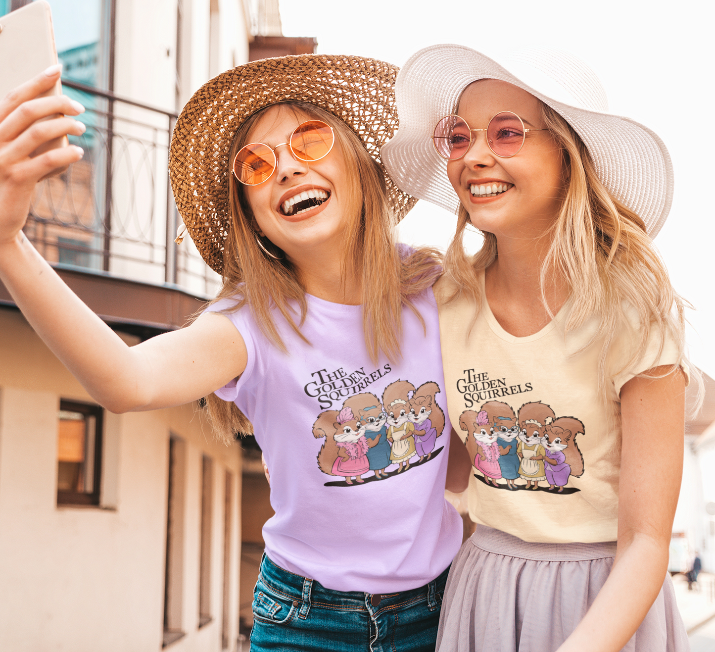 The Golden Squirrels T-shirt Women's Favorite Tee - Funny Golden Girls Squirrel Parody Ladies Top