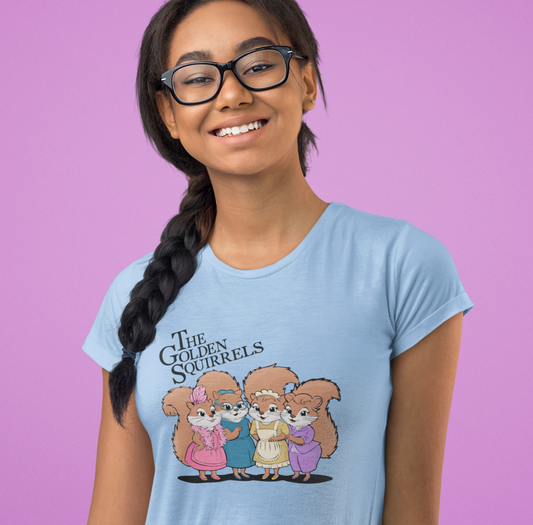 The Golden Squirrels T-shirt Women's Favorite Tee - Funny Golden Girls Squirrel Parody Ladies Top