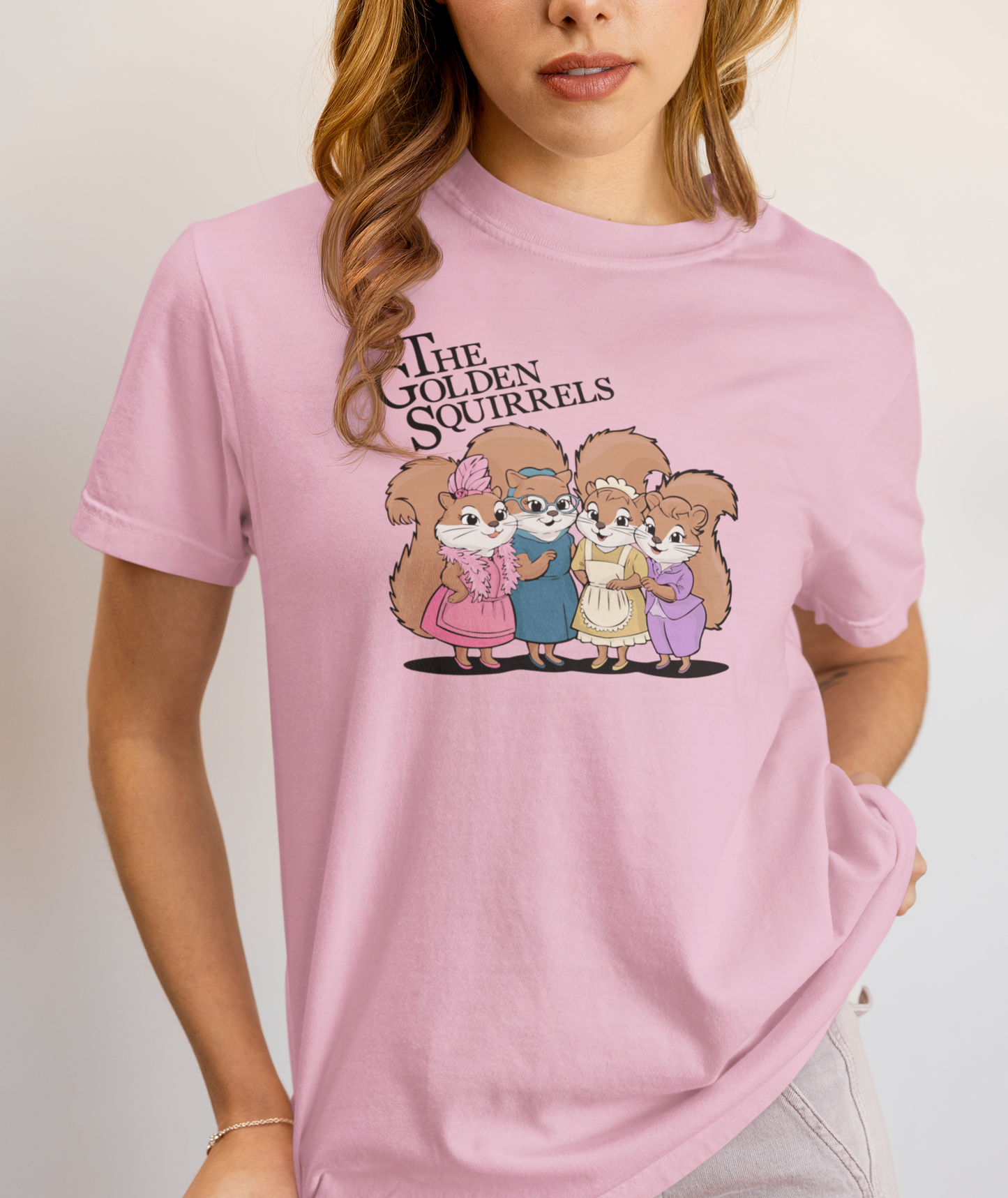 The Golden Squirrels T-shirt Unisex Heavy Cotton Tee Womens Golden Girls Funny Squirrel Shirt