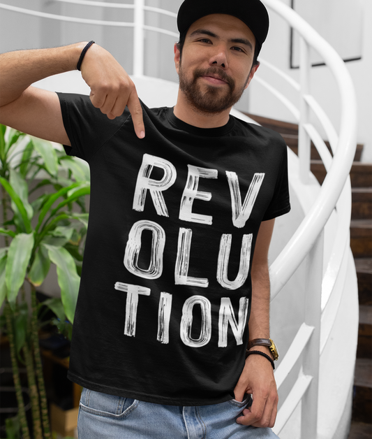 Revolution Black T-shirt, Political Activist Protest Apparel Short Sleeve Tee - Unisex T-shirt, Lestist Liberal Activist Shirts