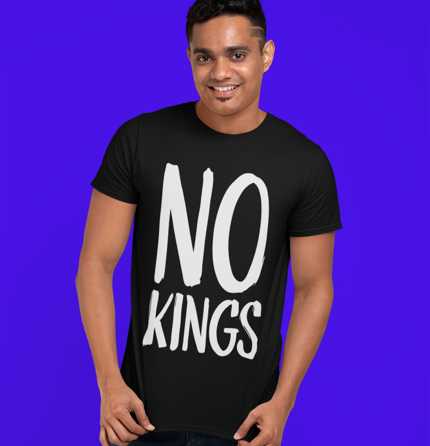 No Kings Political Protest Unisex T-shirt - Activist Tee, Revolution Shirt, Anti-authority Tee, Leftist Liberal Statement Apparel, Activism