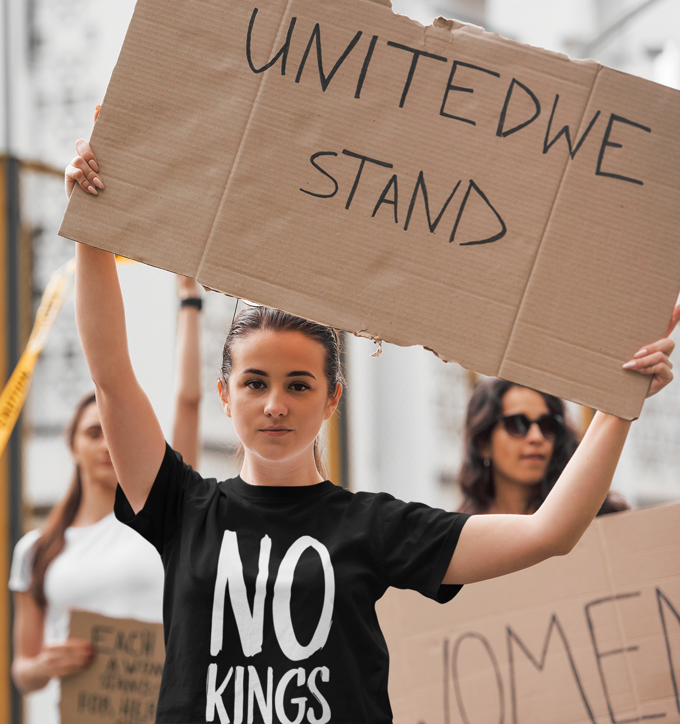 No Kings Political Protest Unisex T-shirt - Activist Tee, Revolution Shirt, Anti-authority Tee, Leftist Liberal Statement Apparel, Activism