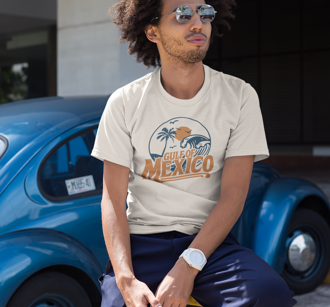 Gulf of Mexico T-Shirt, Vintage Beach Tee, Summer Vibe Shirt, Vacation Essential, Gift for Ocean Lovers, Coastal Art Tee