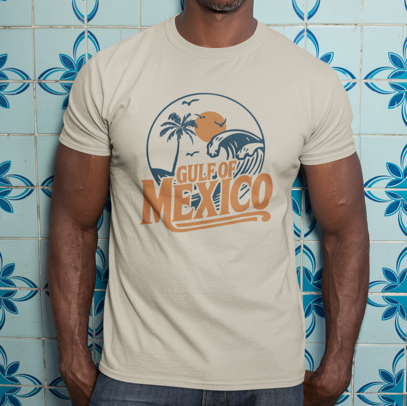 Gulf of Mexico T-Shirt, Vintage Beach Tee, Summer Vibe Shirt, Vacation Essential, Gift for Ocean Lovers, Coastal Art Tee