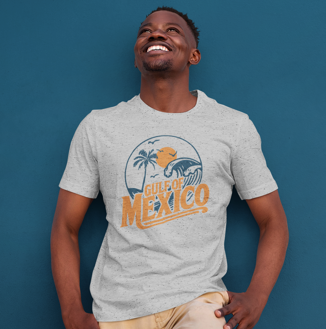 Gulf of Mexico T-Shirt, Vintage Beach Tee, Summer Vibe Shirt, Vacation Essential, Gift for Ocean Lovers, Coastal Art Tee