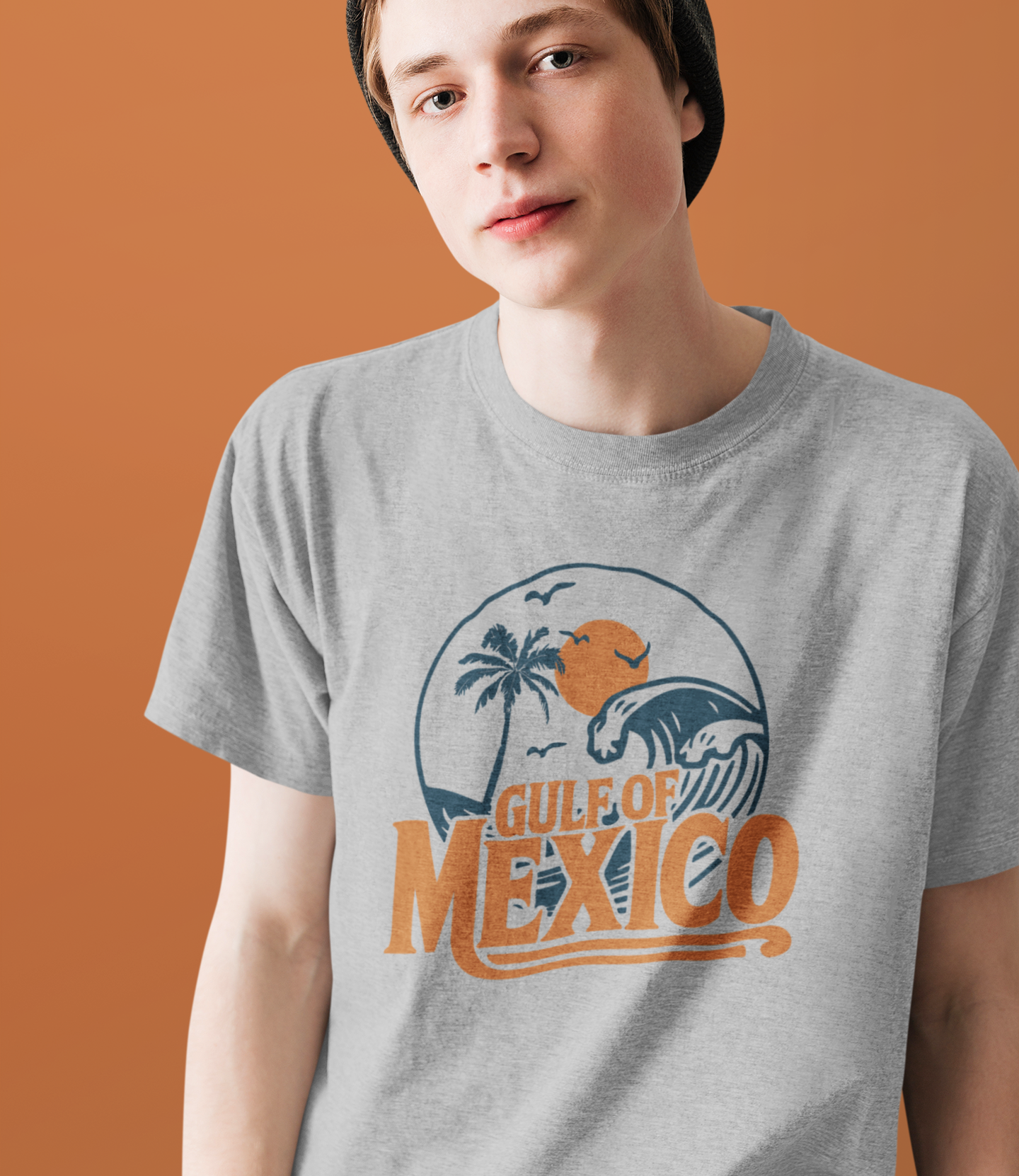 Gulf of Mexico T-Shirt, Vintage Beach Tee, Summer Vibe Shirt, Vacation Essential, Gift for Ocean Lovers, Coastal Art Tee