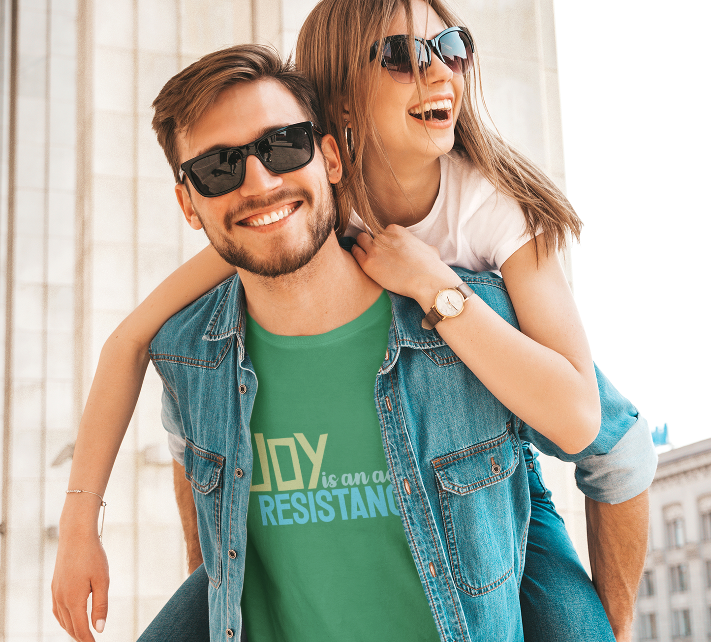 Joy is an Act of Resistance T-Shirt, Unisex Heavy Cotton Tee for Activists, Protest Apparel, Everyday Wear Men Women