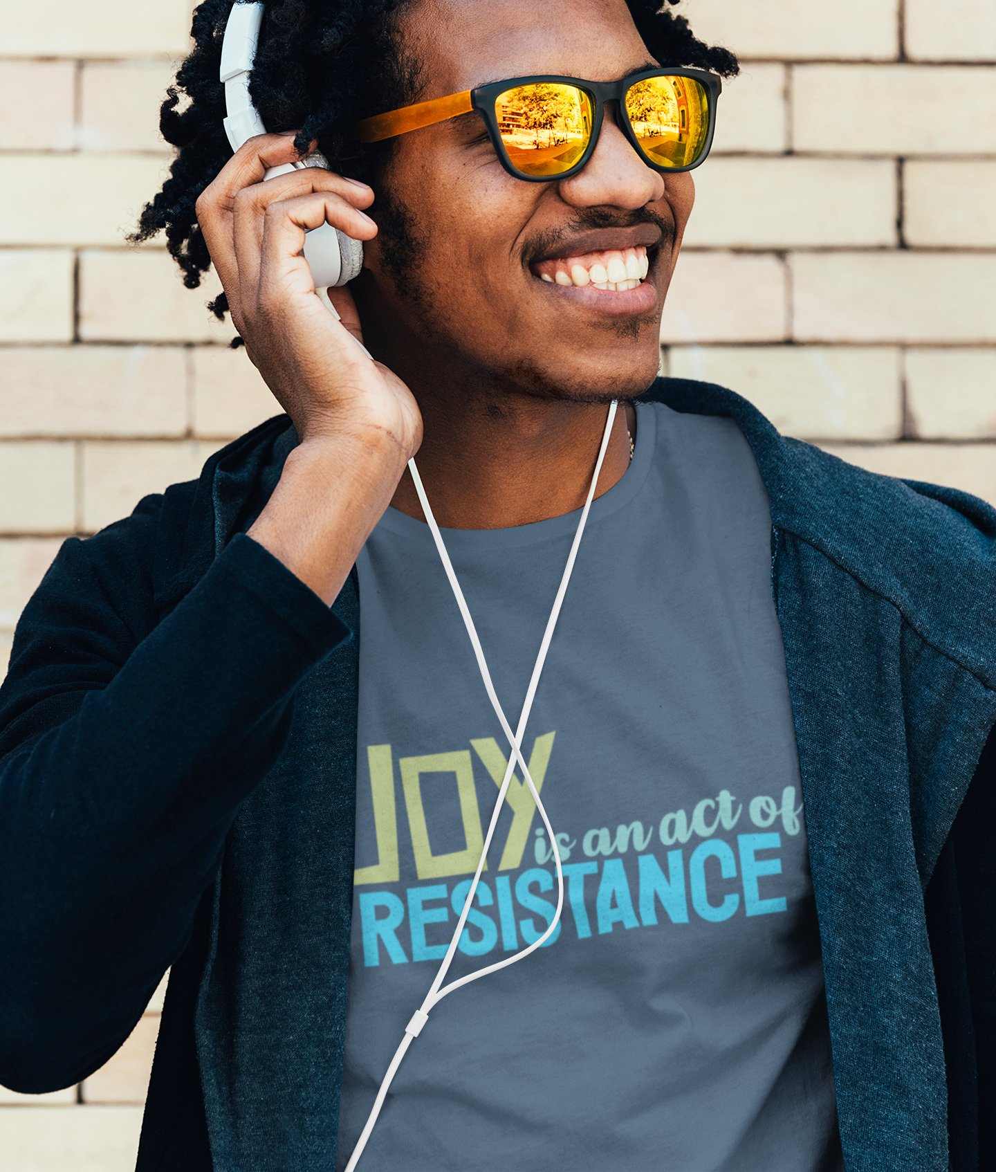 Joy is an Act of Resistance T-Shirt, Unisex Heavy Cotton Tee for Activists, Protest Apparel, Everyday Wear Men Women