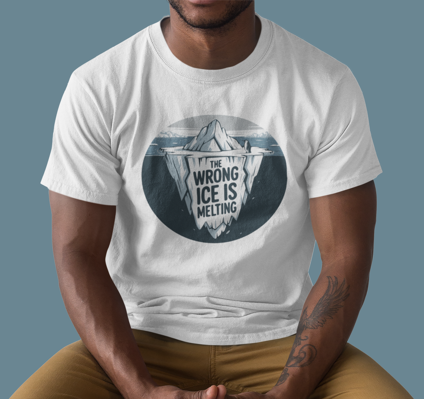 The Wrong ICE is Melting T-shirt, Funny Politics Tee, Leftist Liberal Political Shirts, Abolish ICE, Climate Change Activist Unisex Top