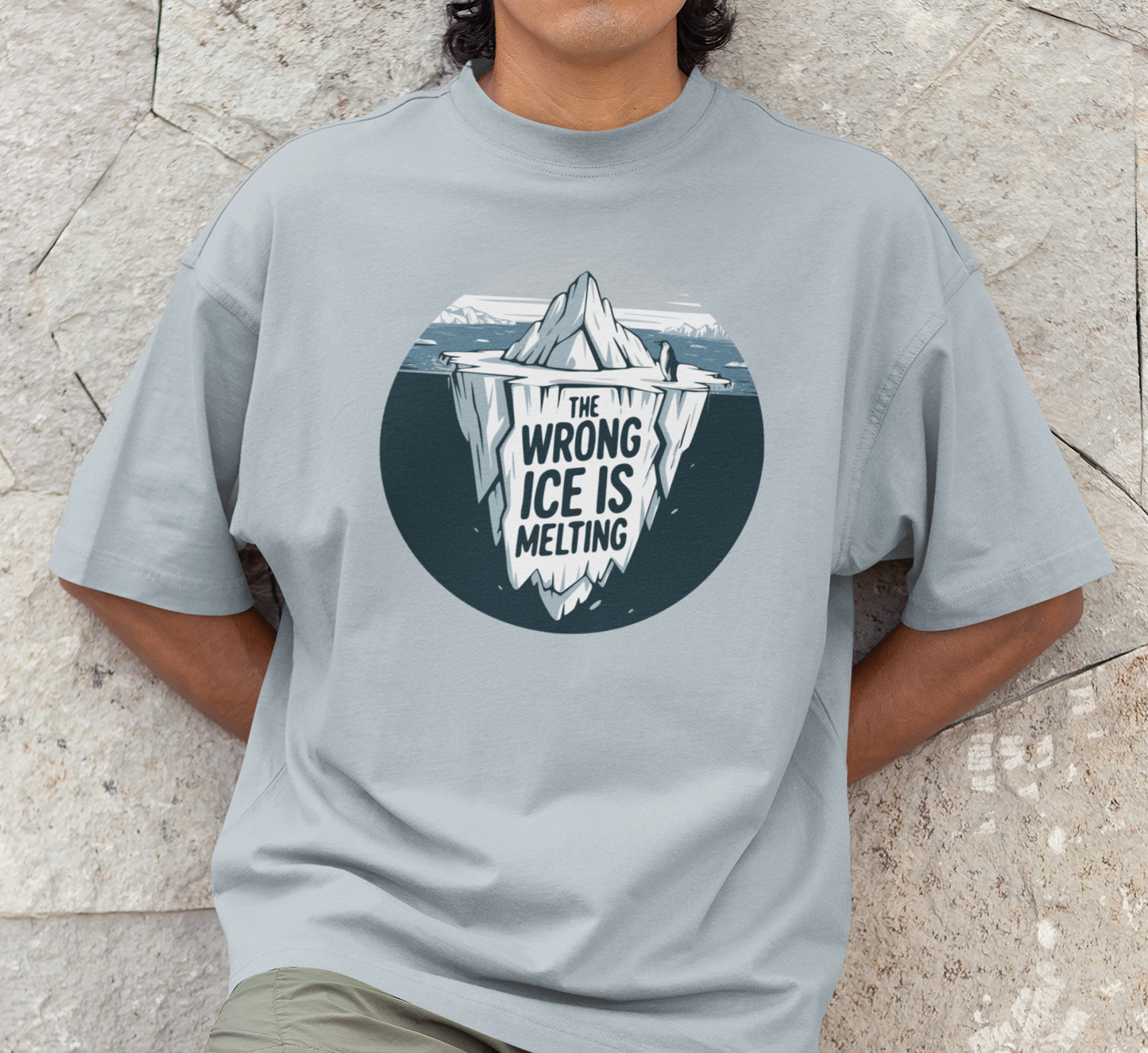The Wrong ICE is Melting T-shirt, Funny Politics Tee, Leftist Liberal Political Shirts, Abolish ICE, Climate Change Activist Unisex Top