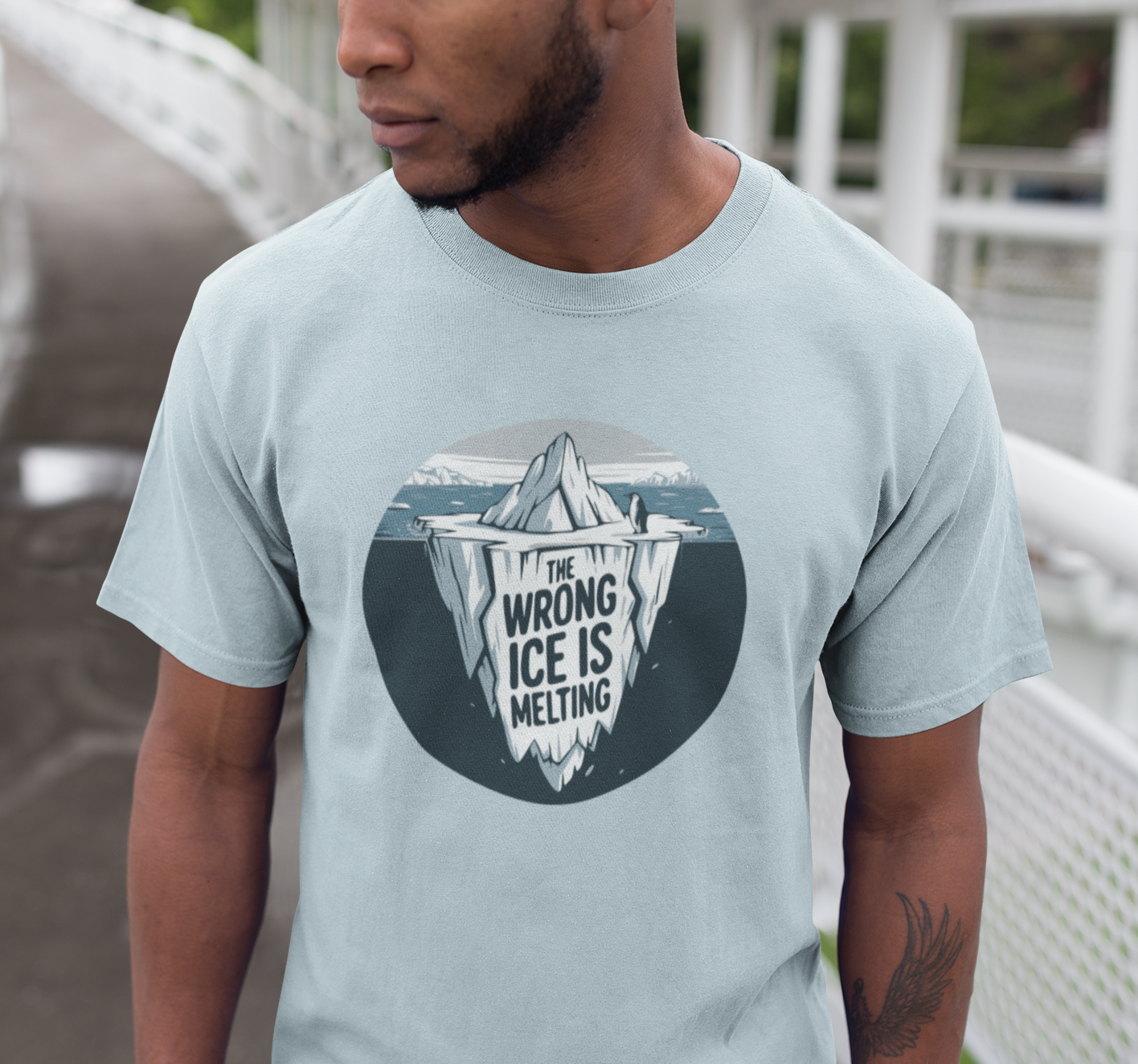 The Wrong ICE is Melting T-shirt, Funny Politics Tee, Leftist Liberal Political Shirts, Abolish ICE, Climate Change Activist Unisex Top