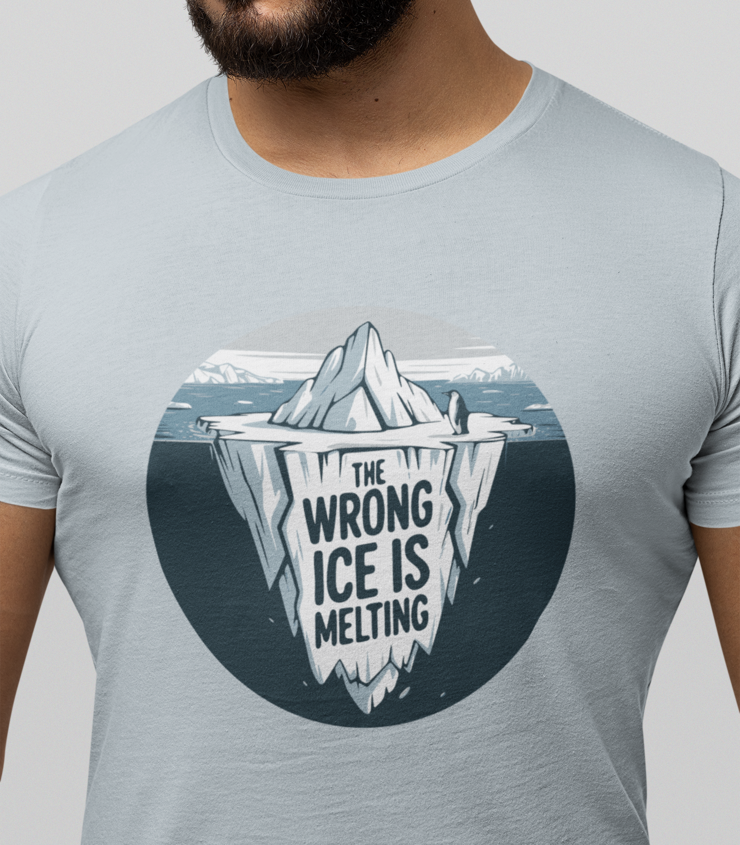 The Wrong ICE is Melting T-shirt, Funny Politics Tee, Leftist Liberal Political Shirts, Abolish ICE, Climate Change Activist Unisex Top