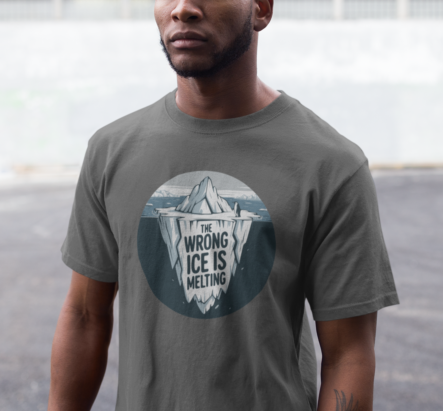 The Wrong ICE is Melting T-shirt, Funny Politics Tee, Leftist Liberal Political Shirts, Abolish ICE, Climate Change Activist Unisex Top