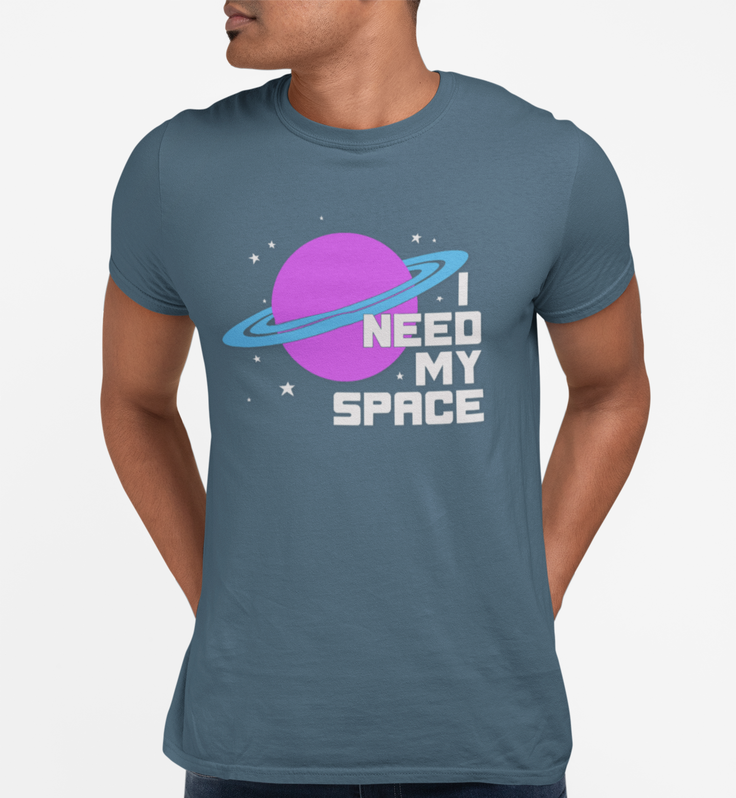 I Need My Space Funny Introvert Soft T-shirt Unisex Mens Womens Ultra Cotton Tee