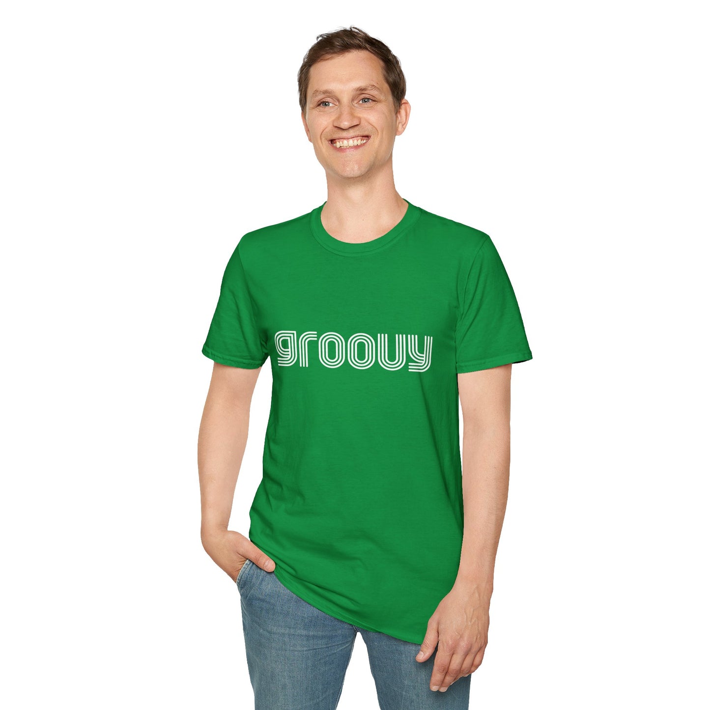 Groovy Soft T-shirt Unisex Softstyle Tee Mens Womens