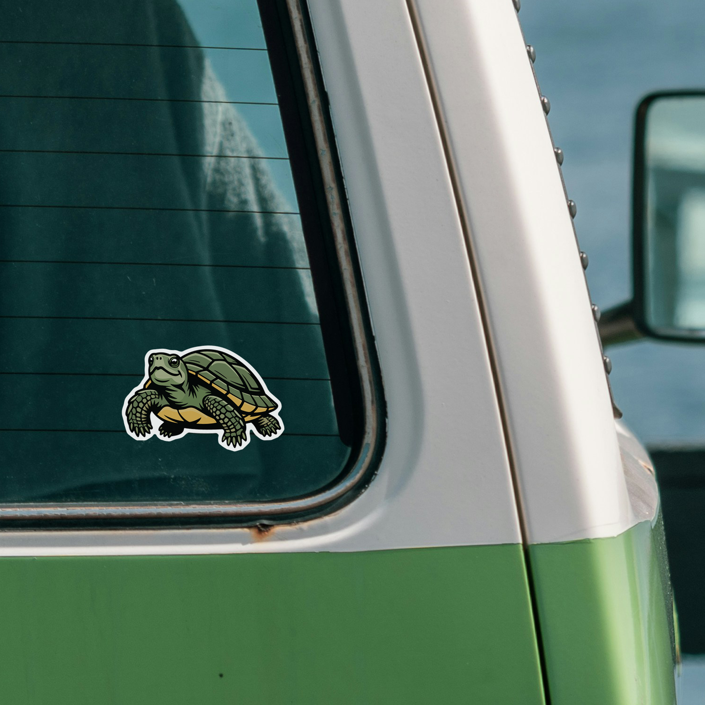 3" Aquatic Turtle Vinyl Stickers - Turtles Decal Sticker Waterproof Outdoor Decals