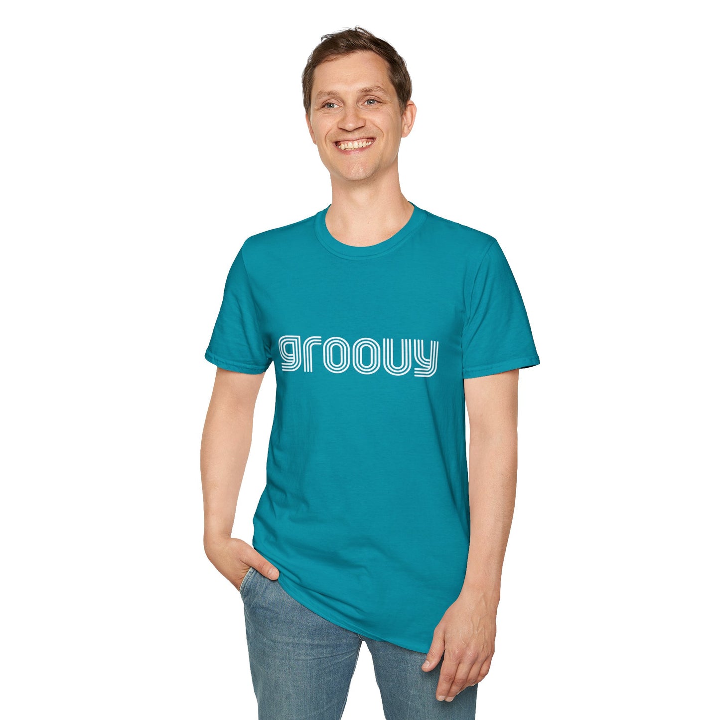 Groovy Soft T-shirt Unisex Softstyle Tee Mens Womens