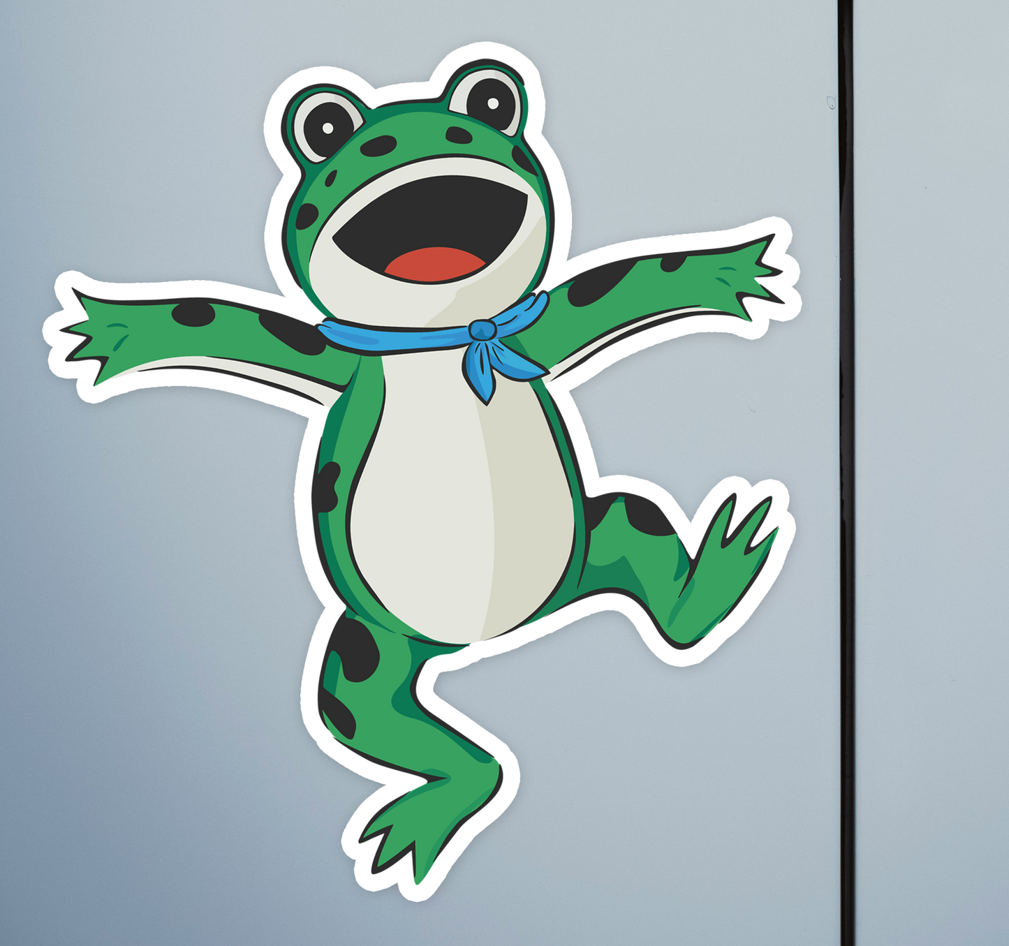 4" Inflatable Frog Costume Sticker - Funny Political Activist Protest Frogs Stickers, Waterproof Vinyl Decal