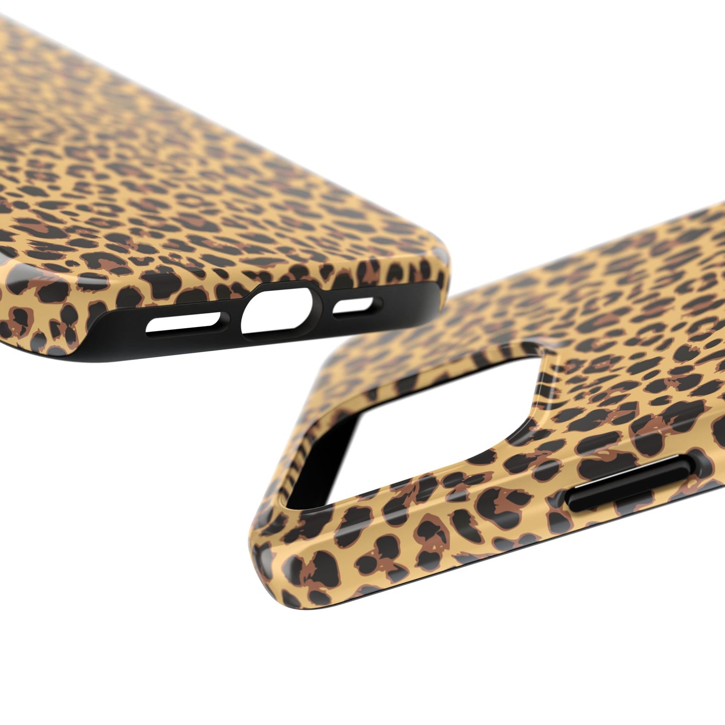 Leopard Print Cell Phone Case, Tough Phone Cases, Safari Cheetah Animal Print Pattern